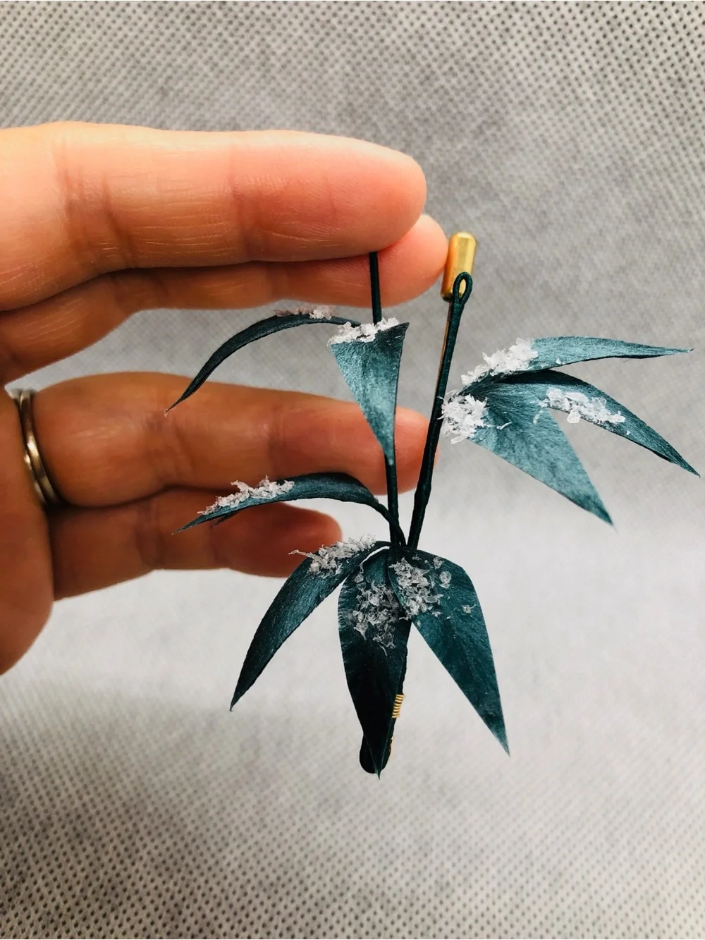 Bamboo fabric lux pin